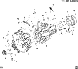 5-СКОРОСТНАЯ МЕХАНИЧЕСКАЯ КОРОБКА ПЕРЕДАЧ Chevrolet Spark 2013-2015 CV48 5-SPEED MANUAL TRANSMISSION CASE & RELATED PARTS(MX2)