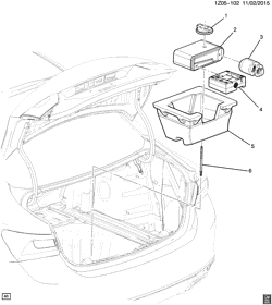 ТОРМОЗА-ЗАДНИЙ МОСТ-КАРДАННЫЙ ВАЛ-КОЛЕСА Chevrolet Malibu (New Model) 2016-2017 ZD,ZE,ZF69 TIRE INFLATOR (INFLATOR KIT KTI)