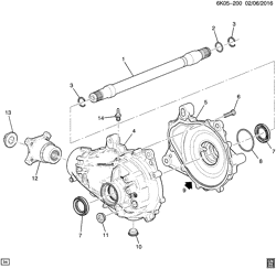 BRAKES-REAR AXLE-PROPELLER SHAFT-WHEELS Cadillac CT6 2016-2017 KH,KJ,KL,KM69 DIFFERENTIAL CARRIER-FRONT (ALL-WHEEL DRIVE F46)