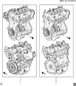 4-CYLINDER ENGINE Chevrolet Cruze (New Model) 2016-2017 BG69 ENGINE ASM & PARTIAL ENGINE (L3G/1.5D)