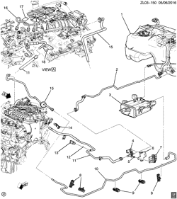 FUEL SYSTEM-EXHAUST-EMISSION SYSTEM Chevrolet Captiva Sport (Canada and US) 2014-2015 LR FUEL SUPPLY SYSTEM (LFW/3.0-5)