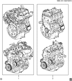 MOTOR 4 CILINDROS Chevrolet Cruze (US and Canada) 2017-2017 BT69 ENGINE ASM & PARTIAL ENGINE (LH7/1.6E, AUTOMATIC M3D)