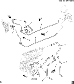 FUEL SYSTEM-EXHAUST-EMISSION SYSTEM Chevrolet Cruze (US and Canada) 2017-2017 BT69 FUEL SUPPLY SYSTEM (LH7/1.6E)