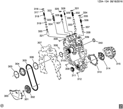 TRANSMISSÃO MANUAL 6 MARCHAS Chevrolet Cruze (US and Canada) 2017-2017 BT69 AUTOMATIC TRANSMISSION 9T50 OIL PUMP ASSEMBLY(M3D)