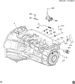 ТОРМОЗА Chevrolet Camaro 2017-2017 AL AUTOMATIC TRANSMISSION (MGL) (10R90) PARK SYSTEM COMPONENTS