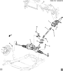 SUSPENSION AVANT-VOLANT Chevrolet Equinox 2018-2018 XP26 STEERING SYSTEM & RELATED PARTS