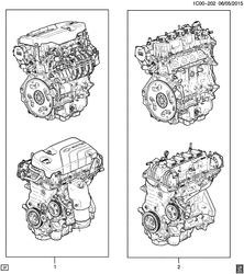 MOTEUR 4 CYLINDRES Chevrolet Spark 2016-2017 DN,DP48 ENGINE ASM & PARTIAL ENGINE (LV7/1.4A)