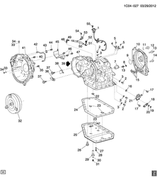 TRANSMISSION-BRAKES Chevrolet Spark - Europe 2016-2017 CP,CQ,CR48 AUTOMATIC TRANSMISSION PART 1 (MNG) 40LE CASE & RELATED PARTS