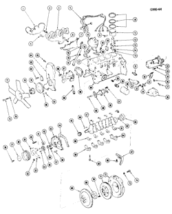 MOTOR 4 CILINDROS Chevrolet Chevette 1976-1981 T 4 CYL. ENGINE - PART II