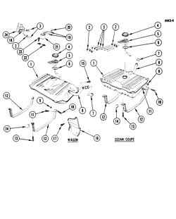 FUEL SYSTEM-EXHAUST-EMISSION SYSTEM Buick Lesabre 1982-1985 B FUEL SUPPLY SYSTEM-(GASOLINE ENGINES)