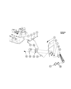 FUEL SYSTEM-EXHAUST-EMISSION SYSTEM Cadillac Commercial Chassis 1982-1984 Z ACCELERATOR CONTROL-V8 (L61/368-6)
