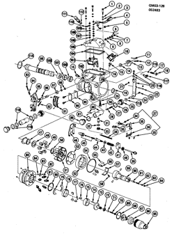 FUEL-EXHAUST-CARBURETION Buick Century 1978-1981 DIESEL INJECTION PUMP-TYPICAL (ROOSA-MASTER/STANADYNE)