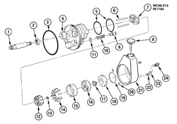 FRONT SUSPENSION-STEERING Buick Electra 1985-1985 C STEERING PUMP ASM (SUBMERGED)