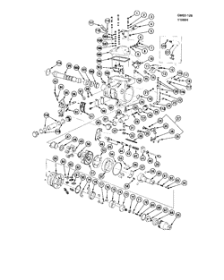 FUEL SYSTEM-EXHAUST-EMISSION SYSTEM Cadillac Eldorado 1982-1984 E INJECTION PUMP/FUEL-TYPICAL (ROOSA-MASTER/STANADYNE)DIESEL