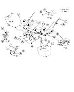 DOORS-REGULATORS-WINDSHIELD-WIPER-WASHER Cadillac Commercial Chassis 1976-1981 WINDSHIELD WIPER SYSTEM