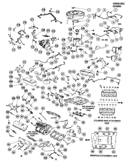 4-ЦИЛИНДРОВЫЙ ДВИГАТЕЛЬ Buick Century 1982-1985 A ENGINE ASM-4.3L DIESEL PART 2 (LT7/4.3T)