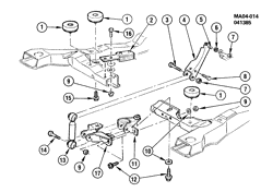 TRANSMISSÃO MANUAL 4 MARCHAS Buick Century 1982-1987 A VIBRATION ABSORBER/DRIVE LINE
