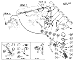 FUEL SYSTEM-EXHAUST-EMISSION SYSTEM Pontiac 6000 1984-1984 A ACCELERATOR CONTROL L4(LR8/2.5R)