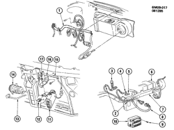 BODY MOUNTING-AIR CONDITIONING-AUDIO/ENTERTAINMENT Cadillac Eldorado 1986-1990 E A/C CONTROL SYSTEM-ELECTRICAL