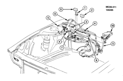 BODY MOUNTING-AIR CONDITIONING-AUDIO/ENTERTAINMENT Cadillac Deville 1985-1985 C A/C CONTROL SYSTEM/ELECTRICAL (C65)