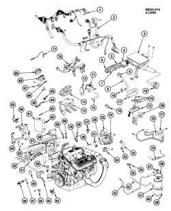 FUEL SYSTEM-EXHAUST-EMISSION SYSTEM Buick Riviera 1987-1987 E EMISSION CONTROLS-V6 (LG3/3.8-3)