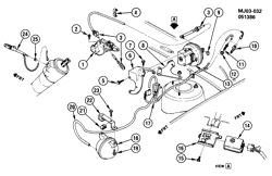 FUEL SYSTEM-EXHAUST-EMISSION SYSTEM Buick Skyhawk 1987-1989 J CRUISE CONTROL-L4  (LT2/2.0K)
