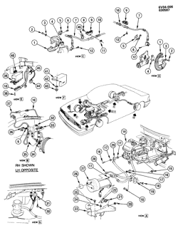 AUTOMATIC TRANSMISSION Cadillac Allante 1987-1990 V BRAKE SYSTEM/ANTILOCK