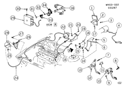 FUEL SYSTEM-EXHAUST-EMISSION SYSTEM Buick Skylark 1988-1989 N CRUISE CONTROL-L4  (LD2/2.3D)