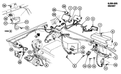 BODY MOUNTING-AIR CONDITIONING-AUDIO/ENTERTAINMENT Cadillac Cimarron 1988-1988 J A/C CONTROL SYSTEM ELECTRICAL
