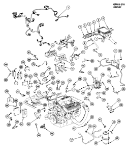 FUEL SYSTEM-EXHAUST-EMISSION SYSTEM Buick Lesabre 1988-1988 H EMISSION CONTROLS (LG3/3.8-3)