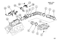 FUEL SYSTEM-EXHAUST-EMISSION SYSTEM Buick Skylark 1985-1988 N FUEL INJECTION SYSTEM PART 1-3.0L V6 (LN7/3.0L)/MFI