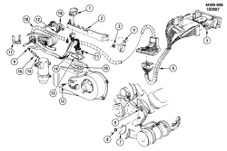КРЕПЛЕНИЕ КУЗОВА-КОНДИЦИОНЕР-АУДИОСИСТЕМА Buick Lesabre 1988-1988 H A/C CONTROL SYSTEM/ELECTRICAL (C60)