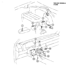 SISTEMA DE COMBUSTIBLE - ESCAPE - EMISIÓN EVAPORACIÓN Chevrolet Nova 1988-1988 S FUEL INJECTION SYSTEM PART 2 (1.6-5)(LW0)