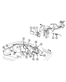 FUEL SYSTEM-EXHAUST-EMISSION SYSTEM Chevrolet Caprice 1989-1990 B CRUISE CONTROL-V8  (LO3/5.0E)