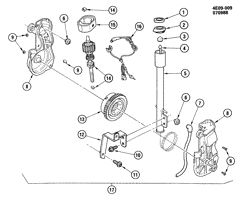 BODY MOUNTING-AIR CONDITIONING-AUDIO/ENTERTAINMENT Buick Riviera 1988-1989 E57 ANTENNA/ELECTRIC(EXC (UZ3))