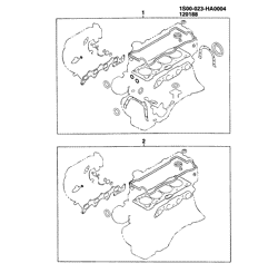 4-CYLINDER ENGINE Chevrolet Prizm 1989-1997 S ENGINE GASKET KIT (1.6-6)(L01)