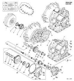 ТОРМОЗА Chevrolet Spectrum 1985-1989 R AUTOMATIC TRANSMISSION CONVERTER & OIL PUMP