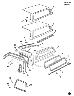 BODY MOLDINGS-SHEET METAL-REAR COMPARTMENT HARDWARE-ROOF HARDWARE Cadillac Fleetwood D