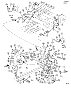 FREINS Buick Century 1989-1991 A BRAKE SYSTEM/HYDRAULIC