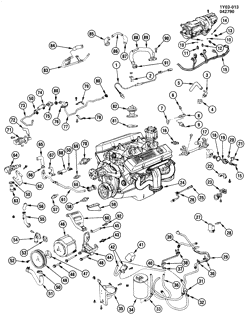 FUEL SYSTEM-EXHAUST-EMISSION SYSTEM Chevrolet Corvette 1985-1986 Y EMISSION CONTROLS PART 2-V8(L98)