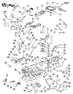 FUEL SYSTEM-EXHAUST-EMISSION SYSTEM Buick Lesabre 1988-1991 H EMISSION CONTROLS (LN3/3.8C)