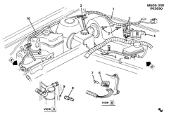 КРЕПЛЕНИЕ КУЗОВА-КОНДИЦИОНЕР-АУДИОСИСТЕМА Buick Skylark 1991-1991 N A/C SYSTEM/ELECTRICAL 3.3L V6 (3.3N)(LG7)
