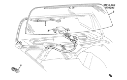 PARE-BRISE - ESSUI-GLACE - RÉTROVISEURS - TABLEAU DE BOR - CONSOLE - PORTES Buick Riviera 1989-1993 E57 ENTRY SYSTEM/KEYLESS REMOTE (AU0)