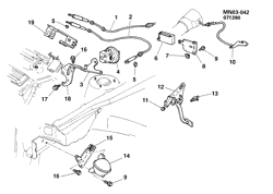 FUEL SYSTEM-EXHAUST-EMISSION SYSTEM Buick Somerset 1989-1991 N CRUISE CONTROL-V6 (3.3N)(LG7)