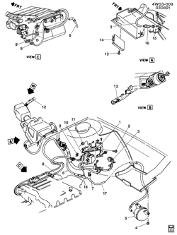 FUEL SYSTEM-EXHAUST-EMISSION SYSTEM Buick Regal 1990-1991 W CRUISE CONTROL (LH0/3.1T)