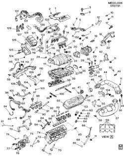 MOTOR 6 CILINDROS Buick Reatta 1991-1992 E ENGINE ASM-3.8L V6 PART 2 (L27/3.8L)