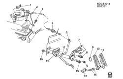 FUEL SYSTEM-EXHAUST-EMISSION SYSTEM Cadillac Brougham 1990-1990 D ACCELERATOR CONTROL-V8 (5.7-7)(L05)