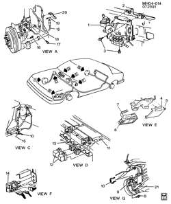 AUTOMATIC TRANSMISSION Buick Lesabre 1991-1991 H BRAKE SYSTEM/ANTILOCK(JM4)