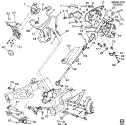 SUSPENSION AVANT-VOLANT Cadillac Fleetwood Brougham 1993-1993 D STEERING SYSTEM & RELATED PARTS