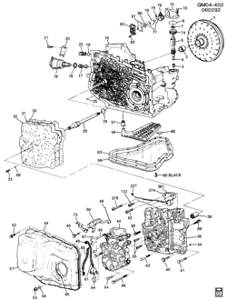 TRANSMISSÃO MANUAL 4 MARCHAS Chevrolet Lumina 1990-1992 W AUTOMATIC TRANSMISSION (ME9) HM 4T60 CASE & RELATED PARTS